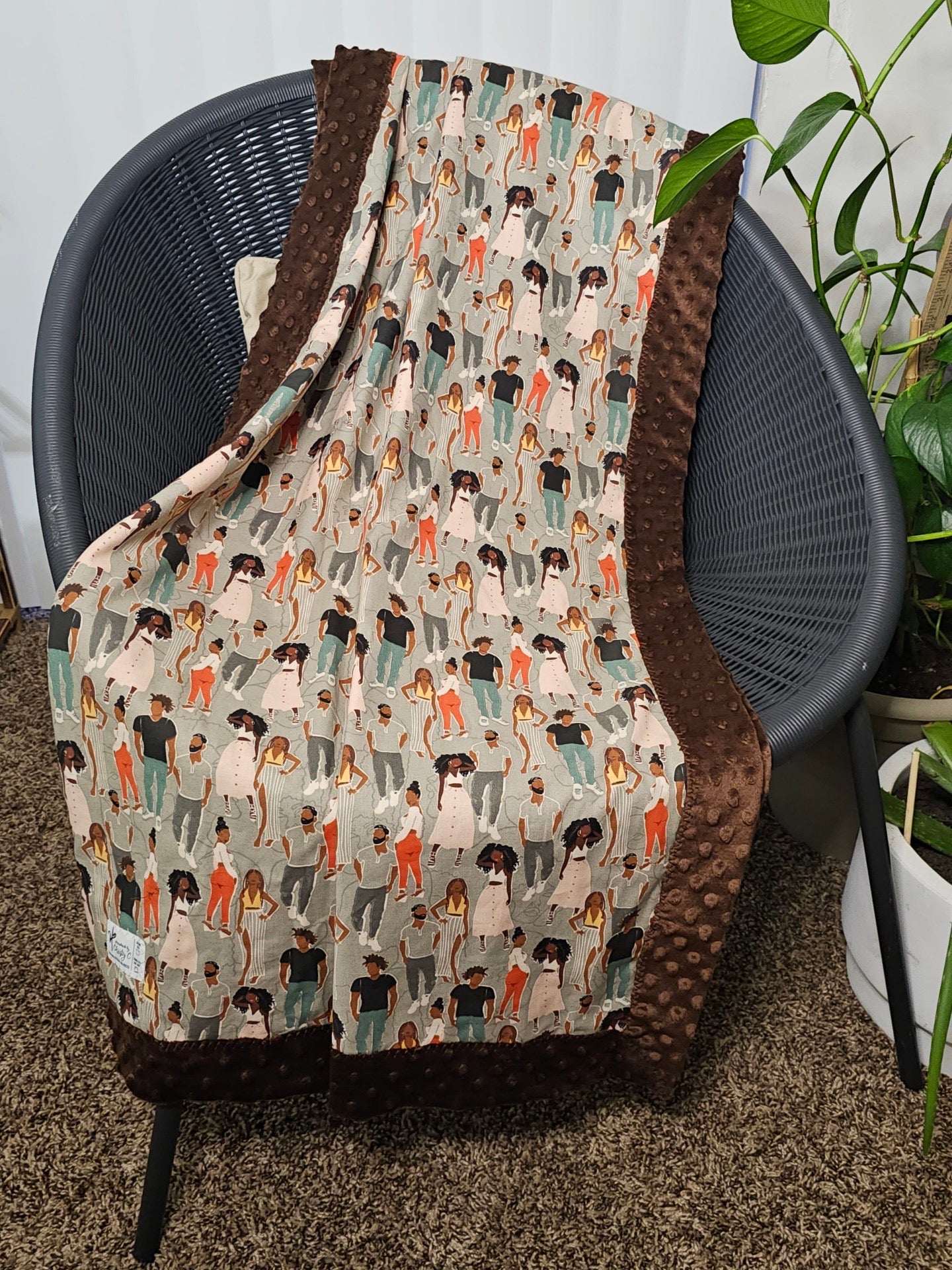 Young Women and Men Chocolate Brown