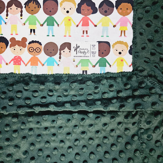 Multicultural kids Blanket