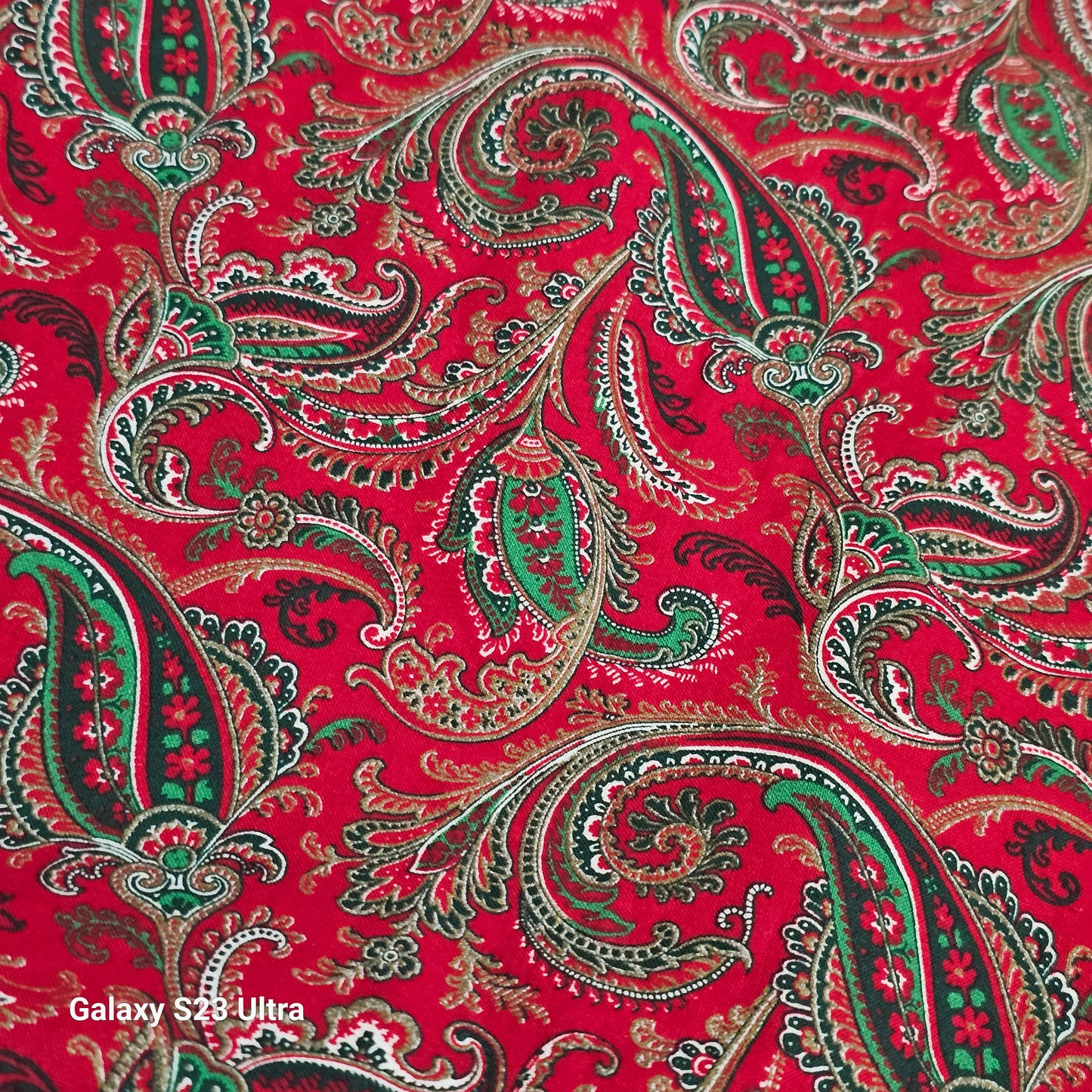 Red Paisley Christmas