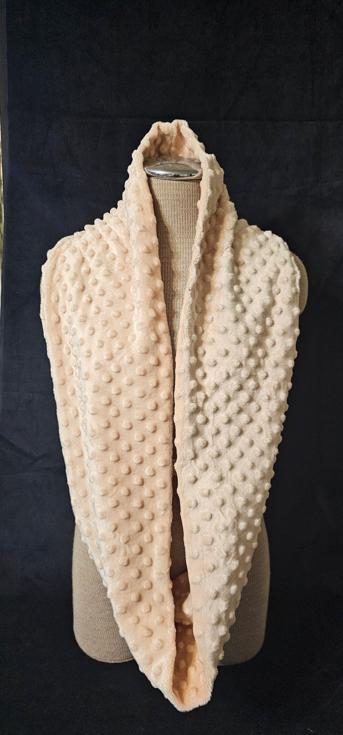 Blush Minky Infinity Scarf