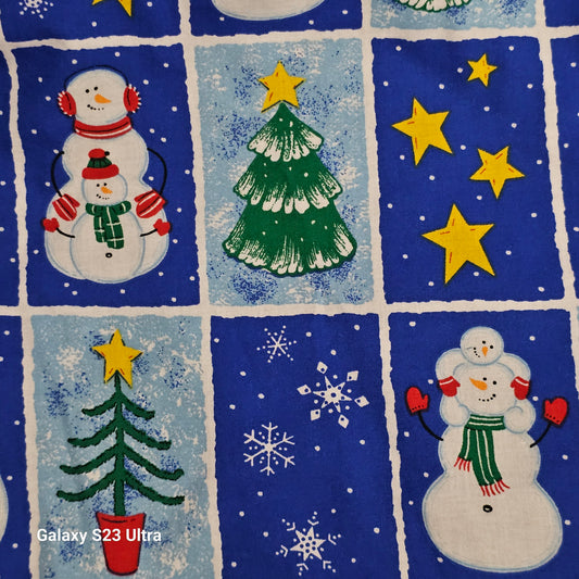 Snowmen in Blue