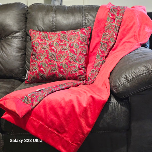 Red Paisley Christmas